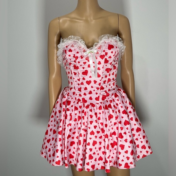 corset babydoll dress Dolls Kill x Care Bears Corset Tulle Babydoll Dress